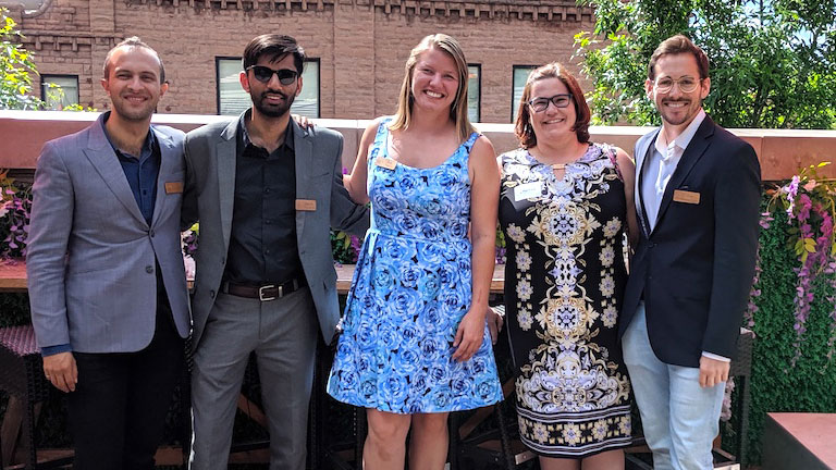 Drawdown fellows gathered at a conference event.