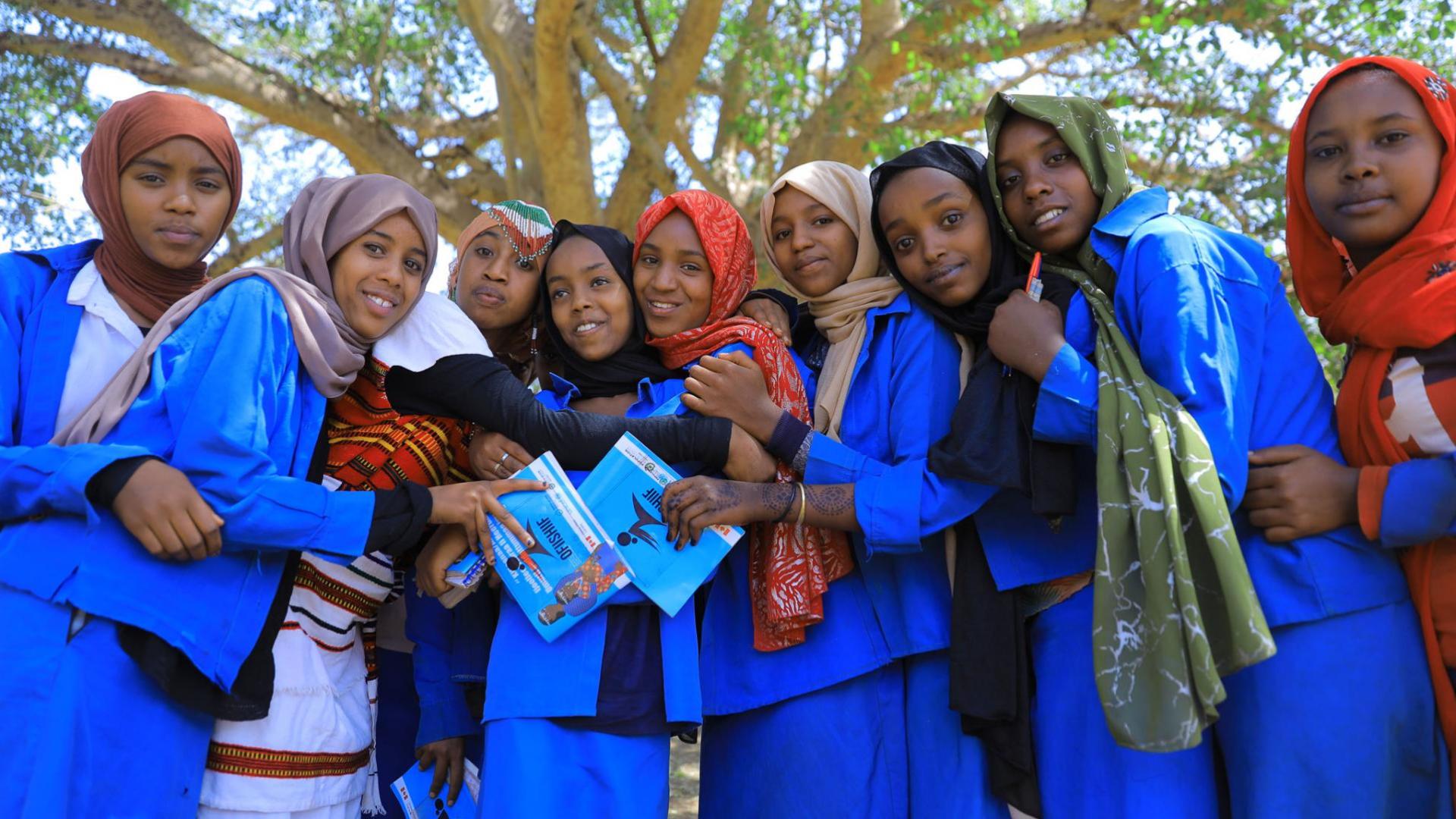 Young women in Ethiopia